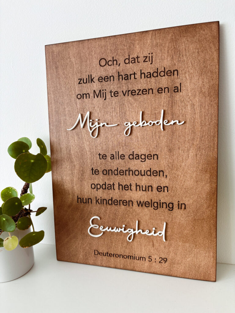 Maatwerk Personalisatie Geloof Christelijk Cadeau