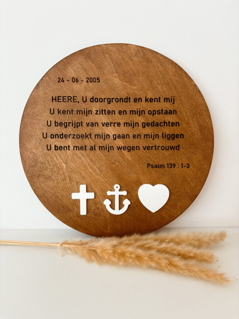 Maatwerk Personalisatie Geloof Christelijk Cadeau