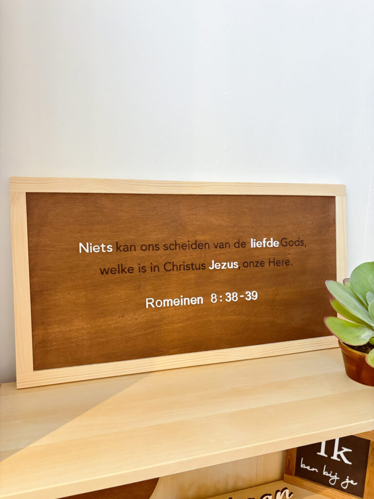 Maatwerk Personalisatie Geloof Christelijk Cadeau