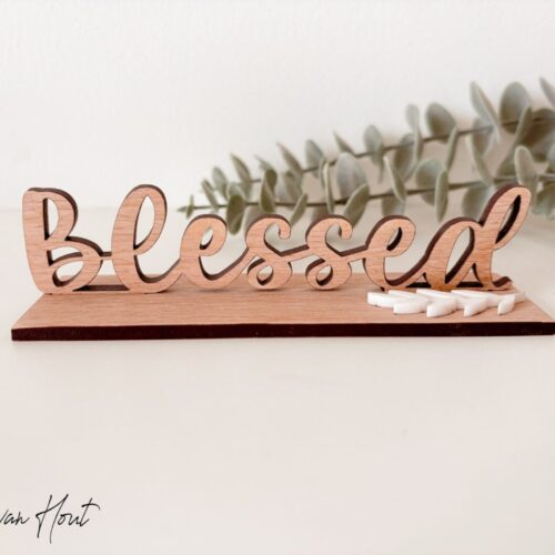 Christelijk woordenstandaard hout geloof Kostbaar Christelijke cadeaus Geloof Christelijk Hout