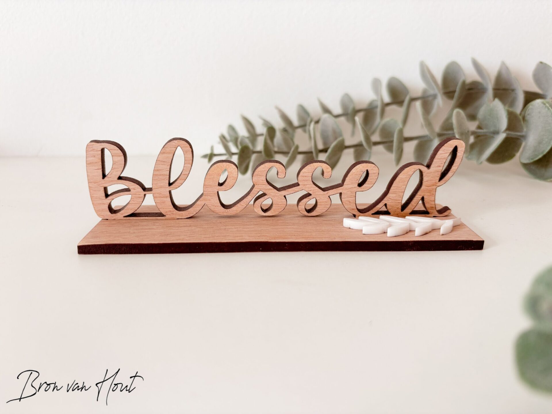 Christelijk woordenstandaard hout geloof Kostbaar Christelijke cadeaus Geloof Christelijk Hout