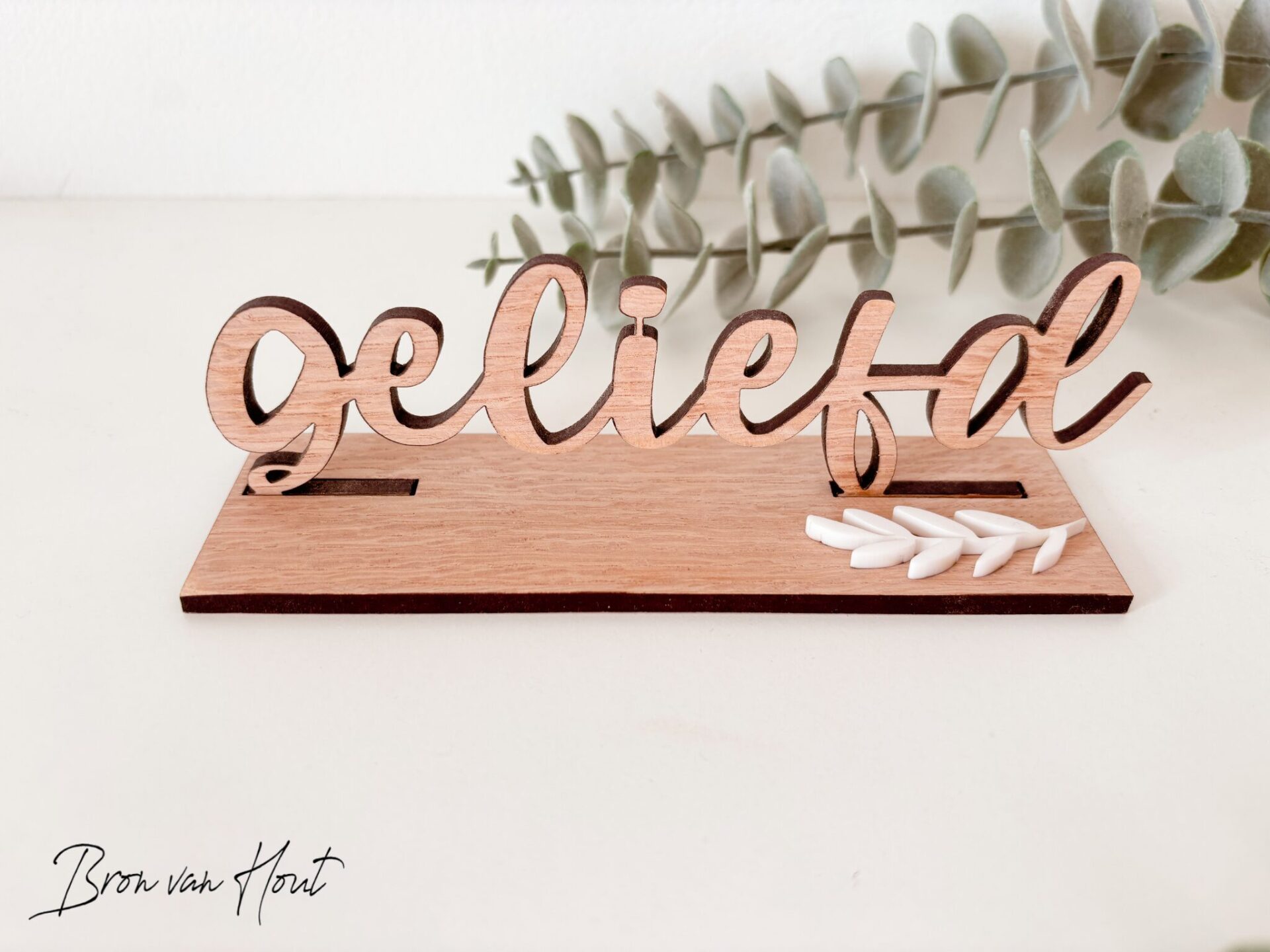 Christelijk woordenstandaard hout geloof Kostbaar Christelijke cadeaus Geloof Christelijk Hout