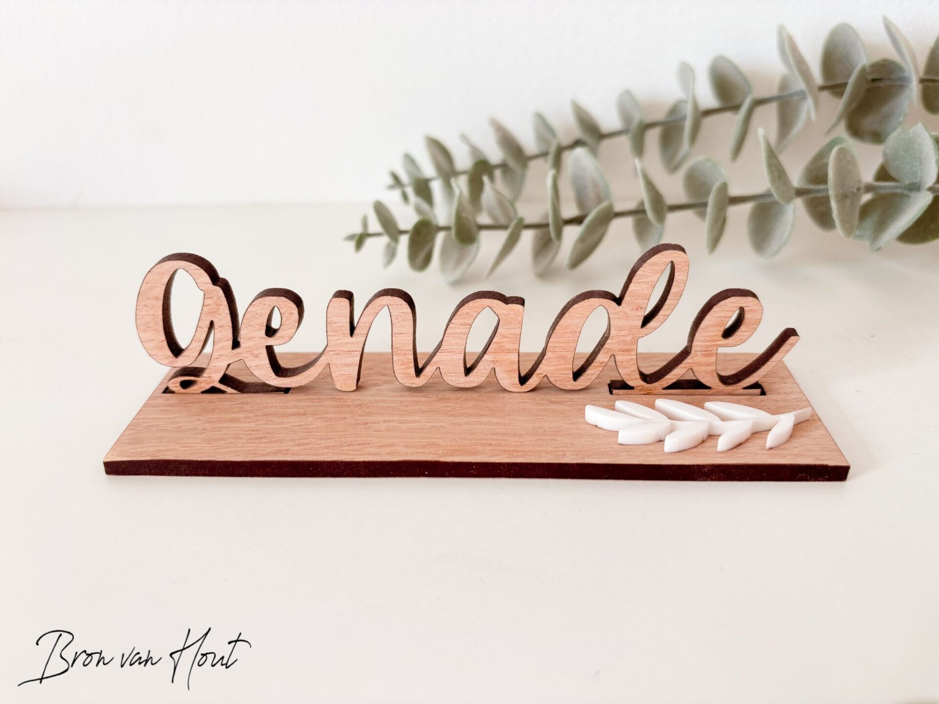 Christelijk woordenstandaard hout geloof Kostbaar Christelijke cadeaus Geloof Christelijk Hout