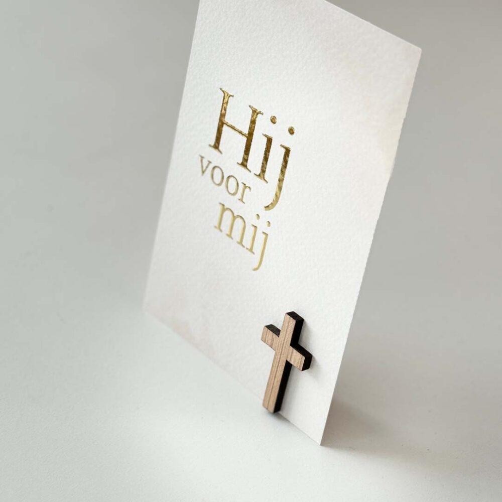 Magneet houder kruis christelijk standaard Christelijke cadeaus Geloof Christelijk Hout