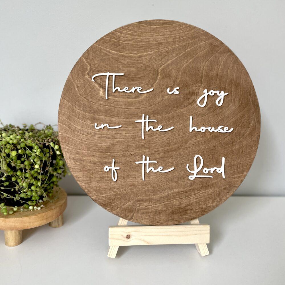 Bron van Hout Bord house of the Lord Christelijke cadeaus Geloof Christelijk Hout