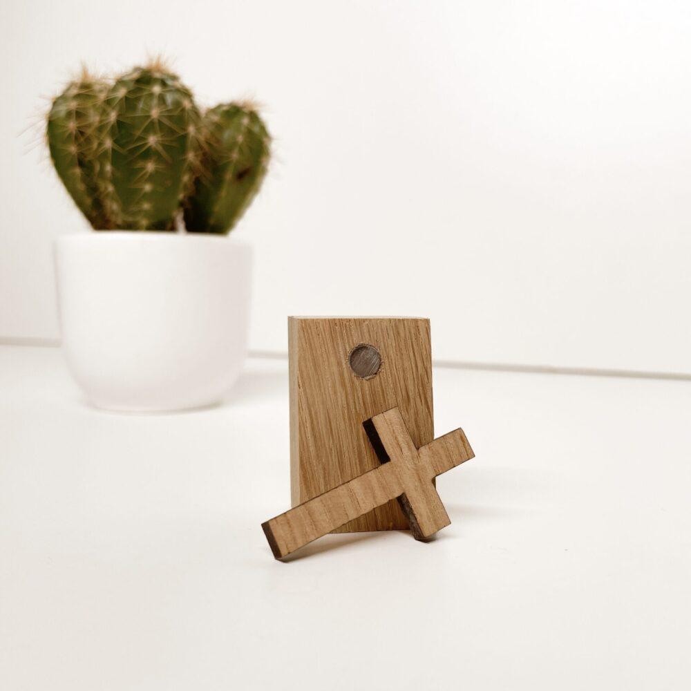 Magneet houder kruis christelijk standaard Christelijke cadeaus Geloof Christelijk Hout