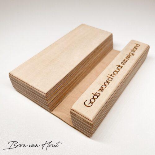 Standaard hout houder bijbeltekstkaarten bijbeltekst christelijk Christelijke cadeaus Geloof Christelijk Hout