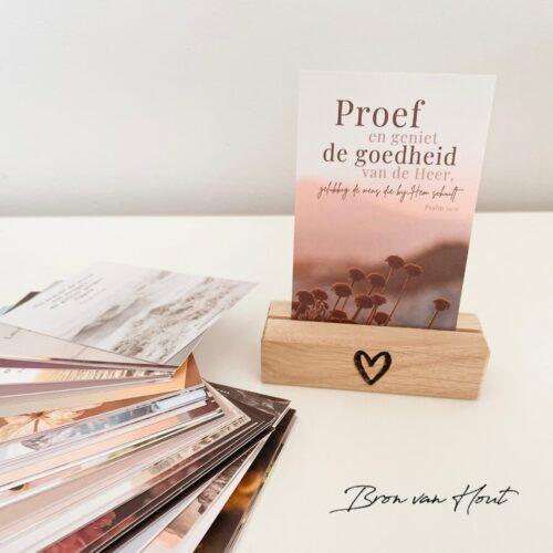 Ministandaard psalmen christelijk geloof kaartjes Christelijke cadeaus Geloof Christelijk Hout