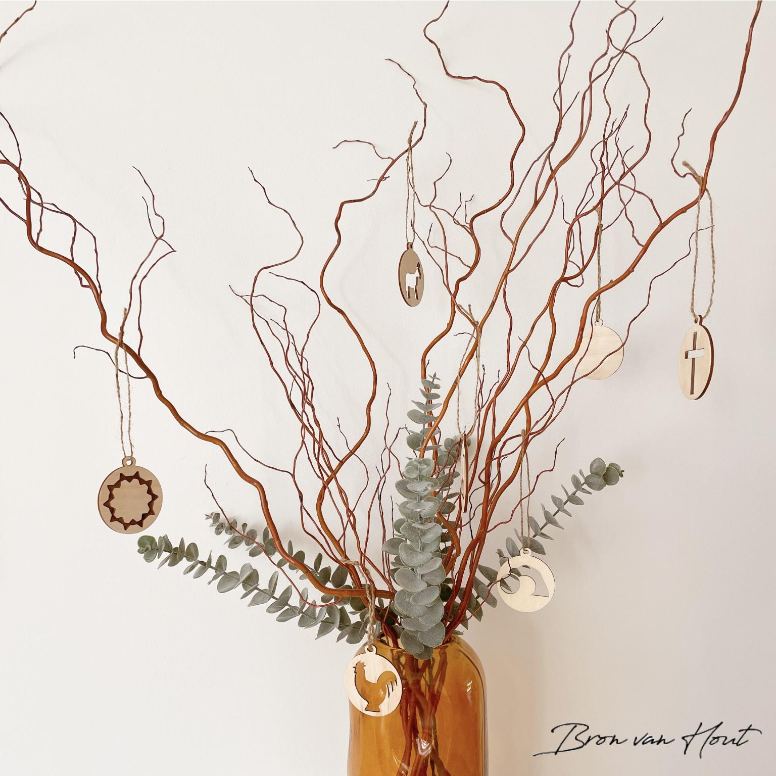 Paashanger Christelijk Geloof Hout Jezus Bron van Hout Christelijke cadeaus Geloof Christelijk Hout