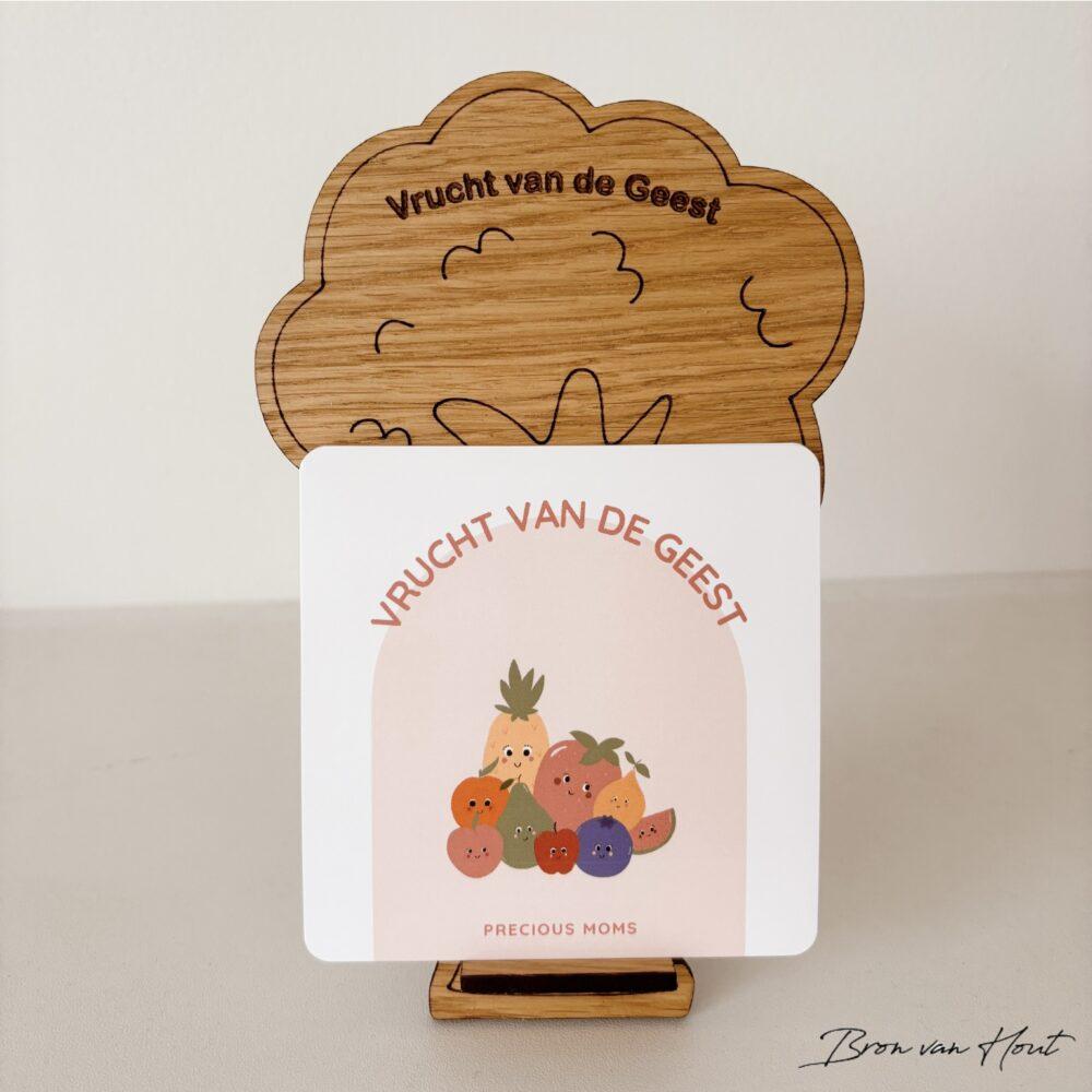 Boompje Christelijk kaartenset Geloof Vrucht van de geest Christelijke cadeaus Geloof Christelijk Hout